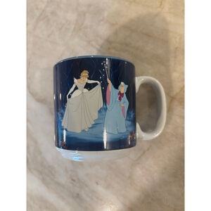 Disney Cinderella Fairy Godmother Carriage Mug One Size Blue White